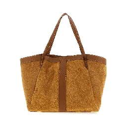 Brown Polyethylene Tote Bag