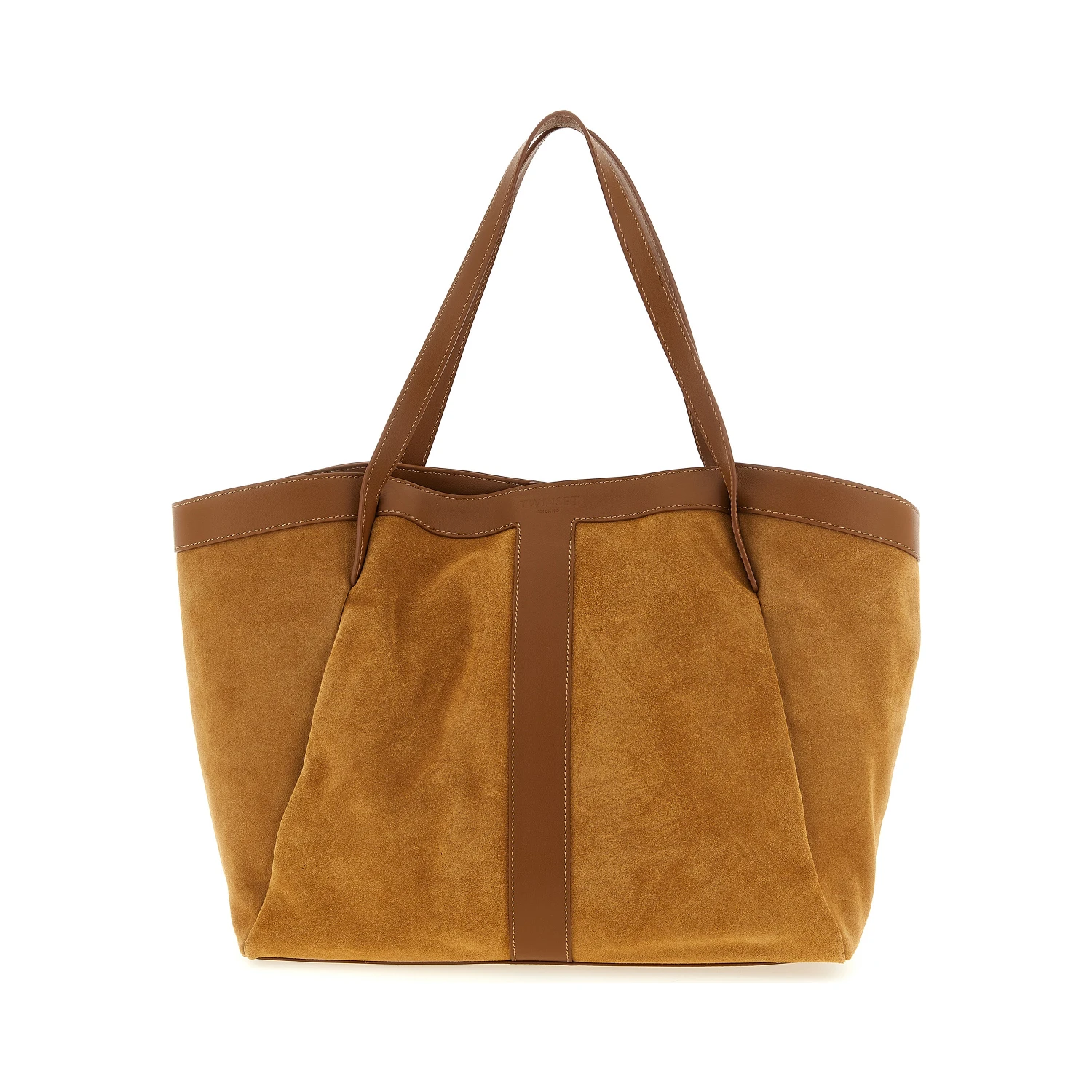 Brown Polyethylene Tote Bag
