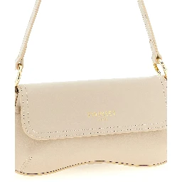 White Leather Shoulder Bag