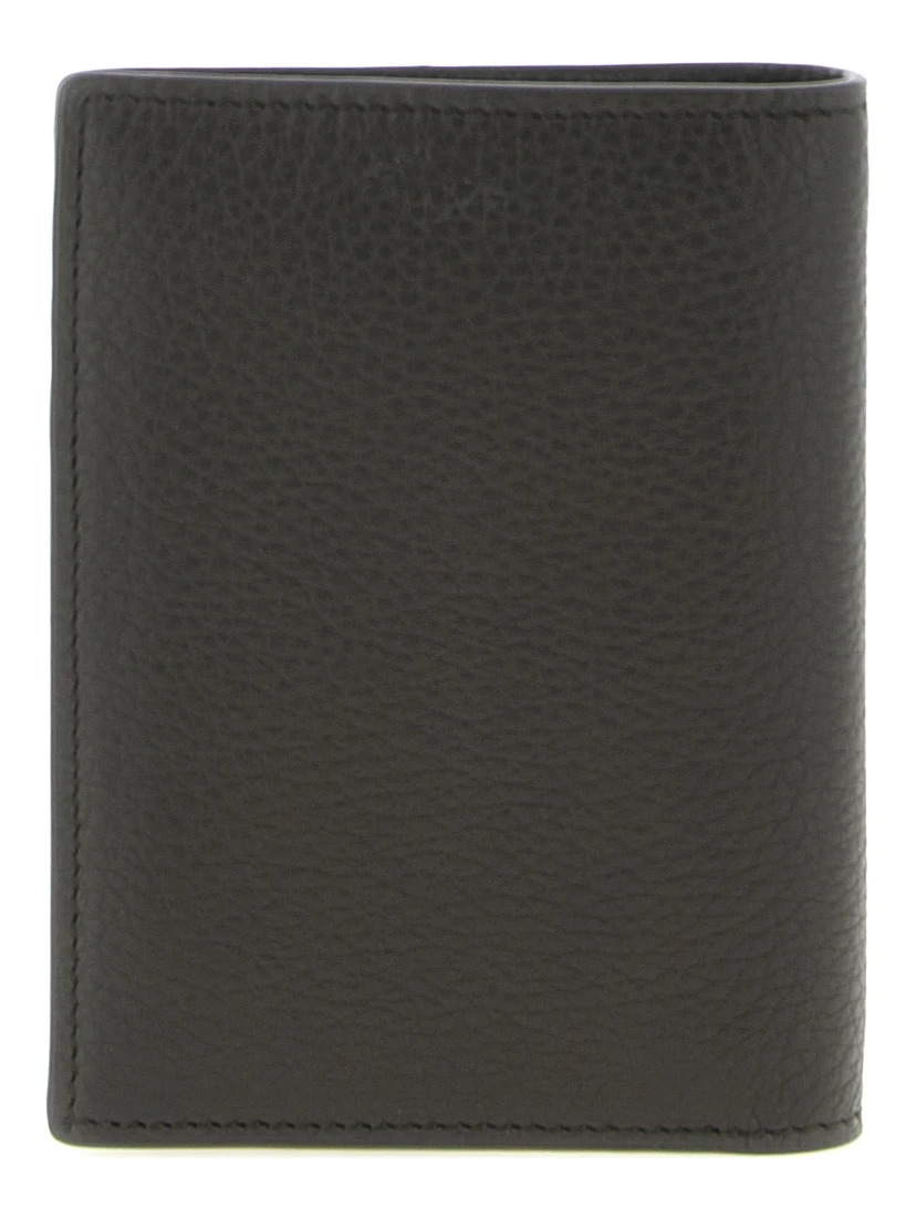 Brown Calfskin Leather Wallet