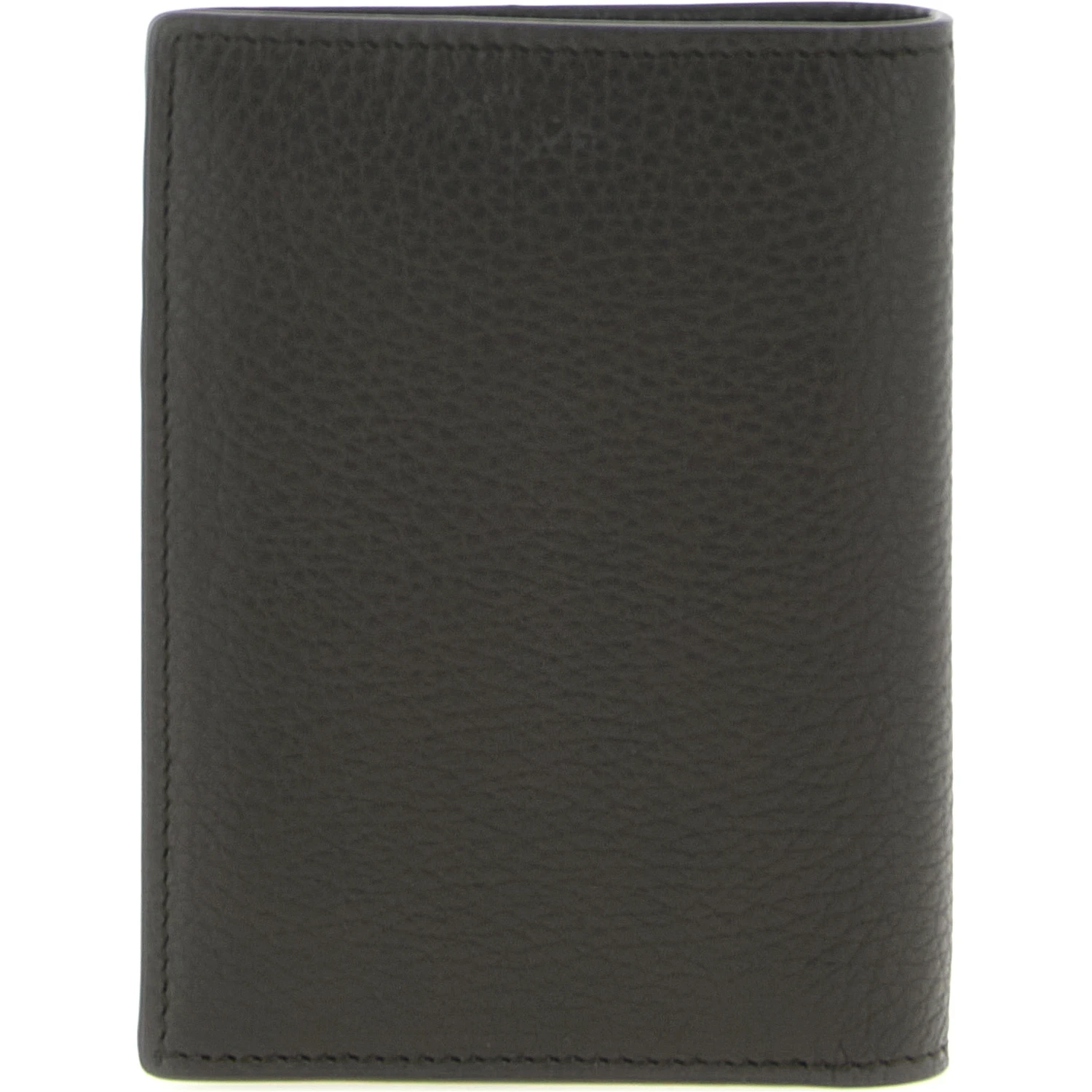 Brown Calfskin Leather Wallet