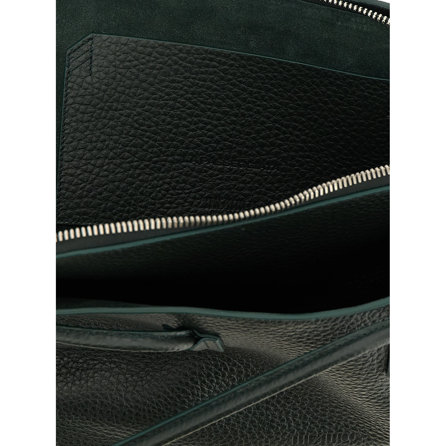 Bicolor Calfskin Shoulder Bag