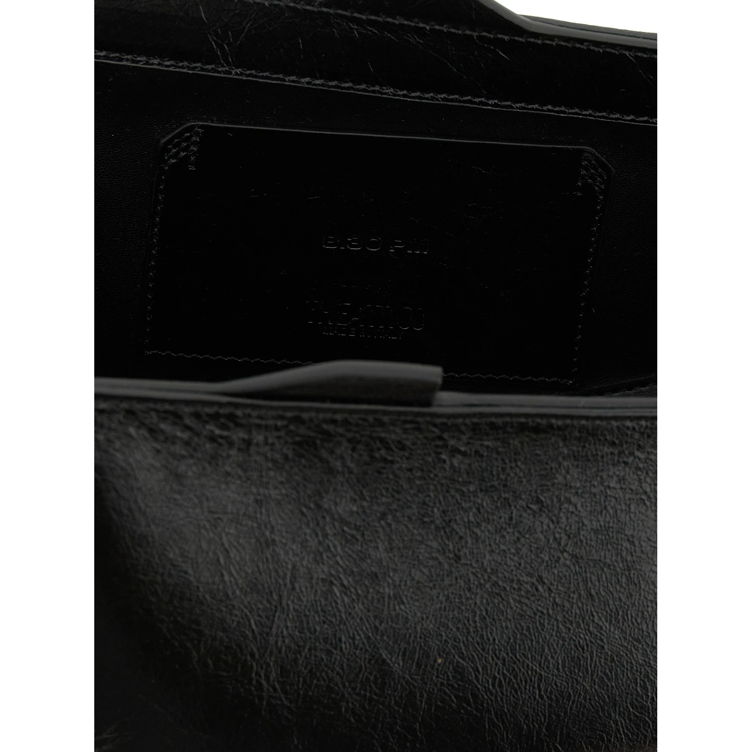 Black Calfskin Clutch Bag