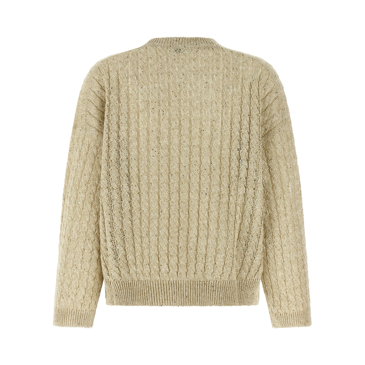 Beige Linen Cardigan