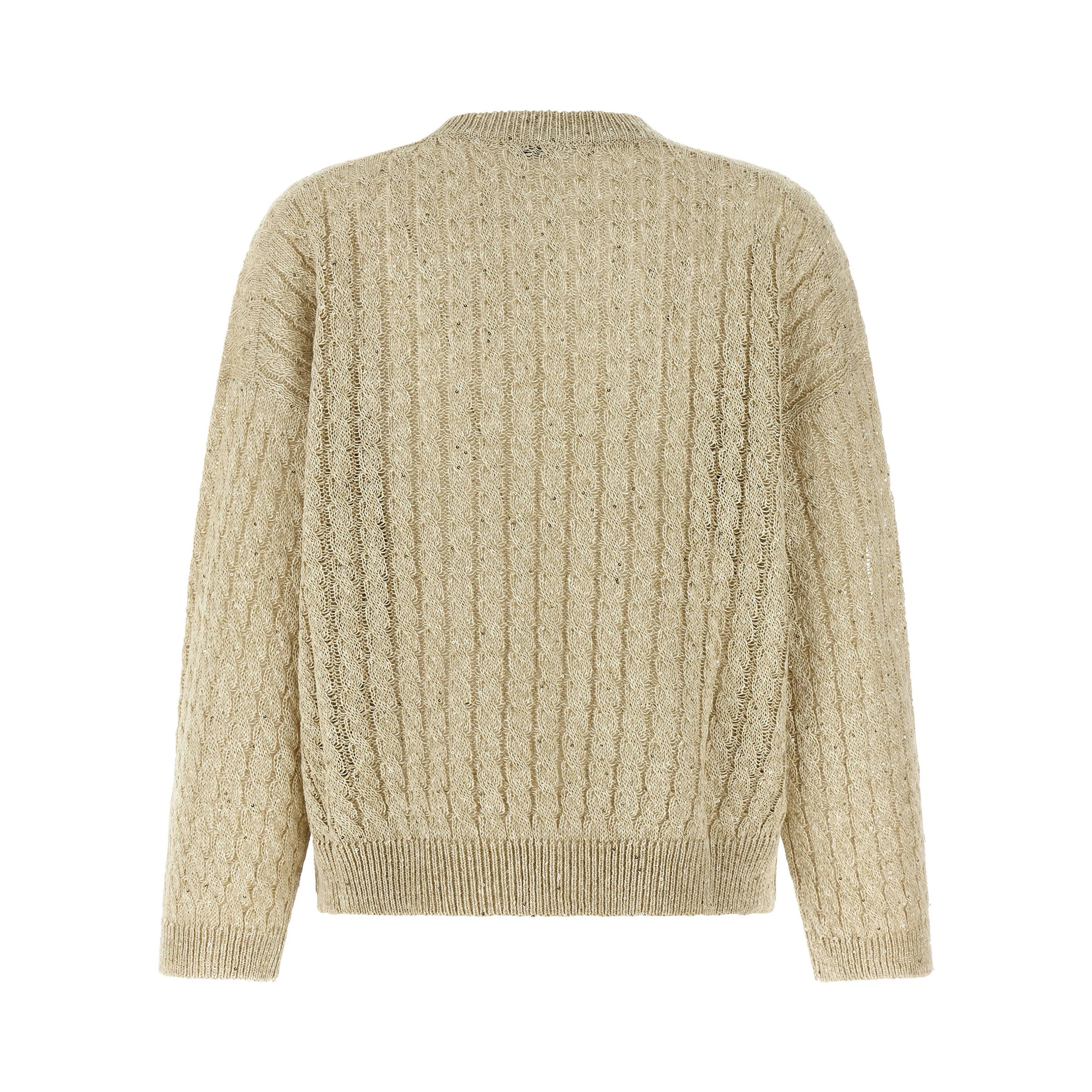 Beige Linen Cardigan
