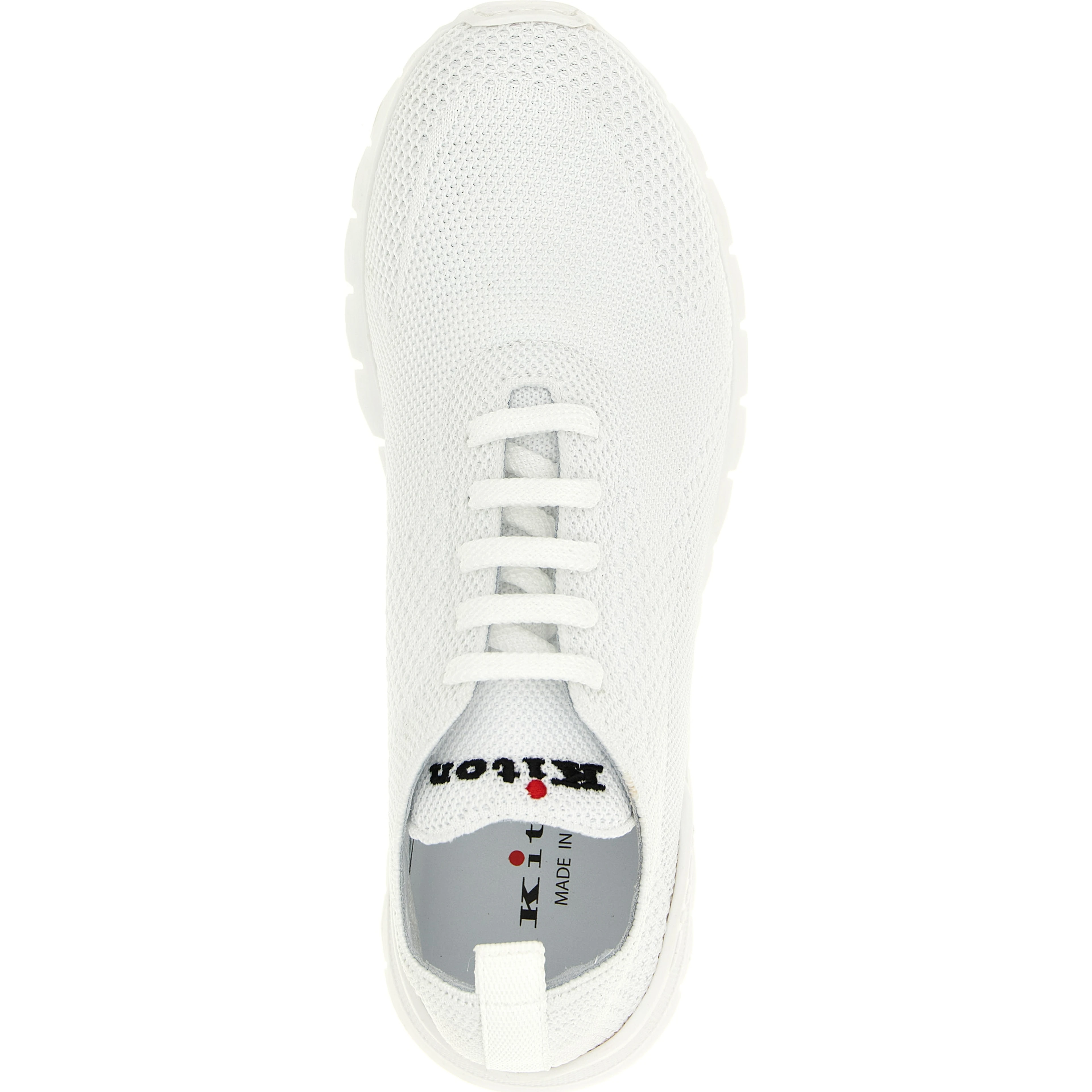 White Cotton Athletic Sneakers