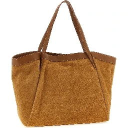 Brown Polyethylene Tote Bag