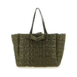 Bicolor Recycled Polyamide Tote Bag