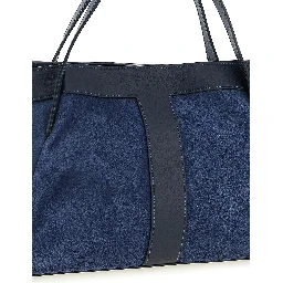 Blue Polyethylene Shoulder Bag