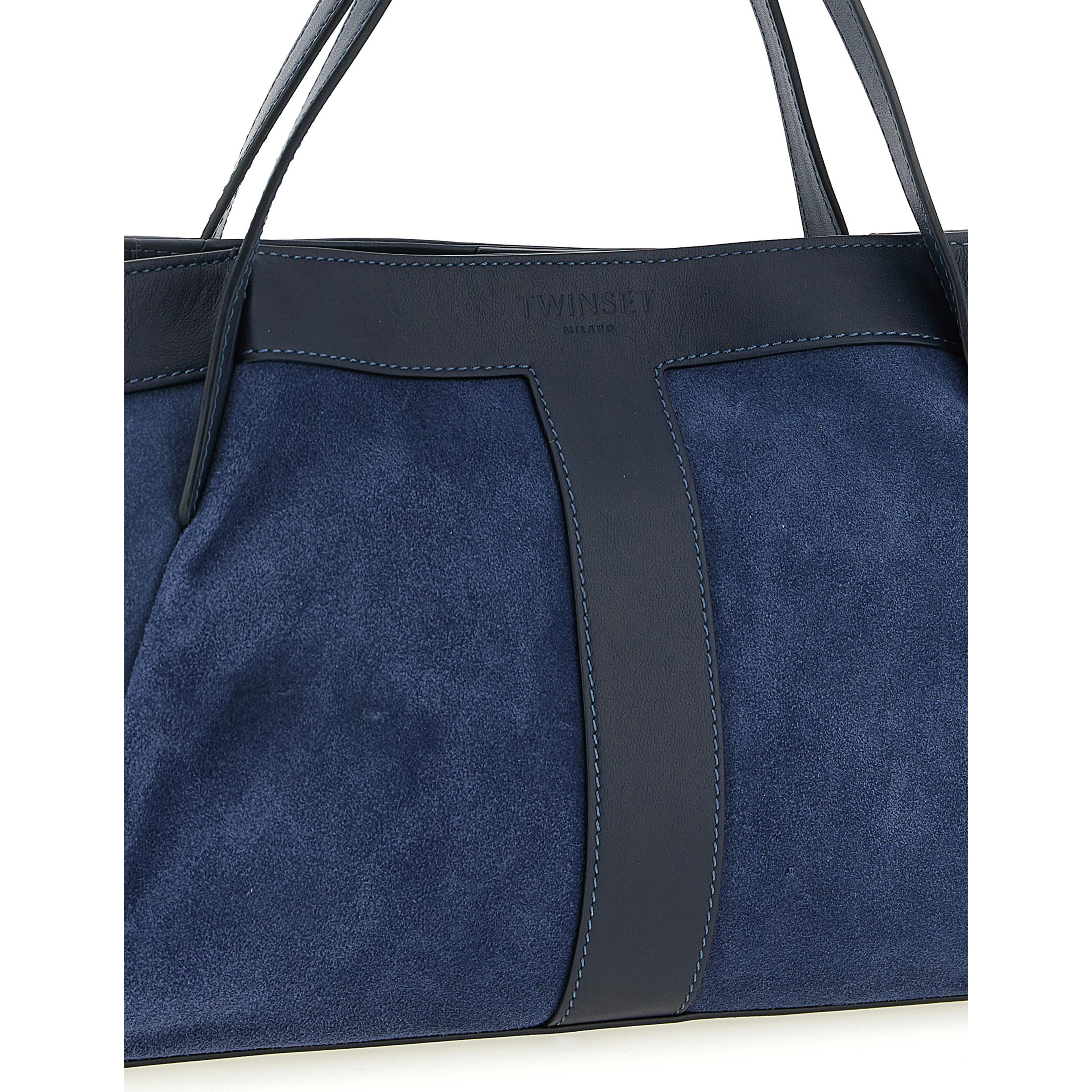 Blue Polyethylene Shoulder Bag