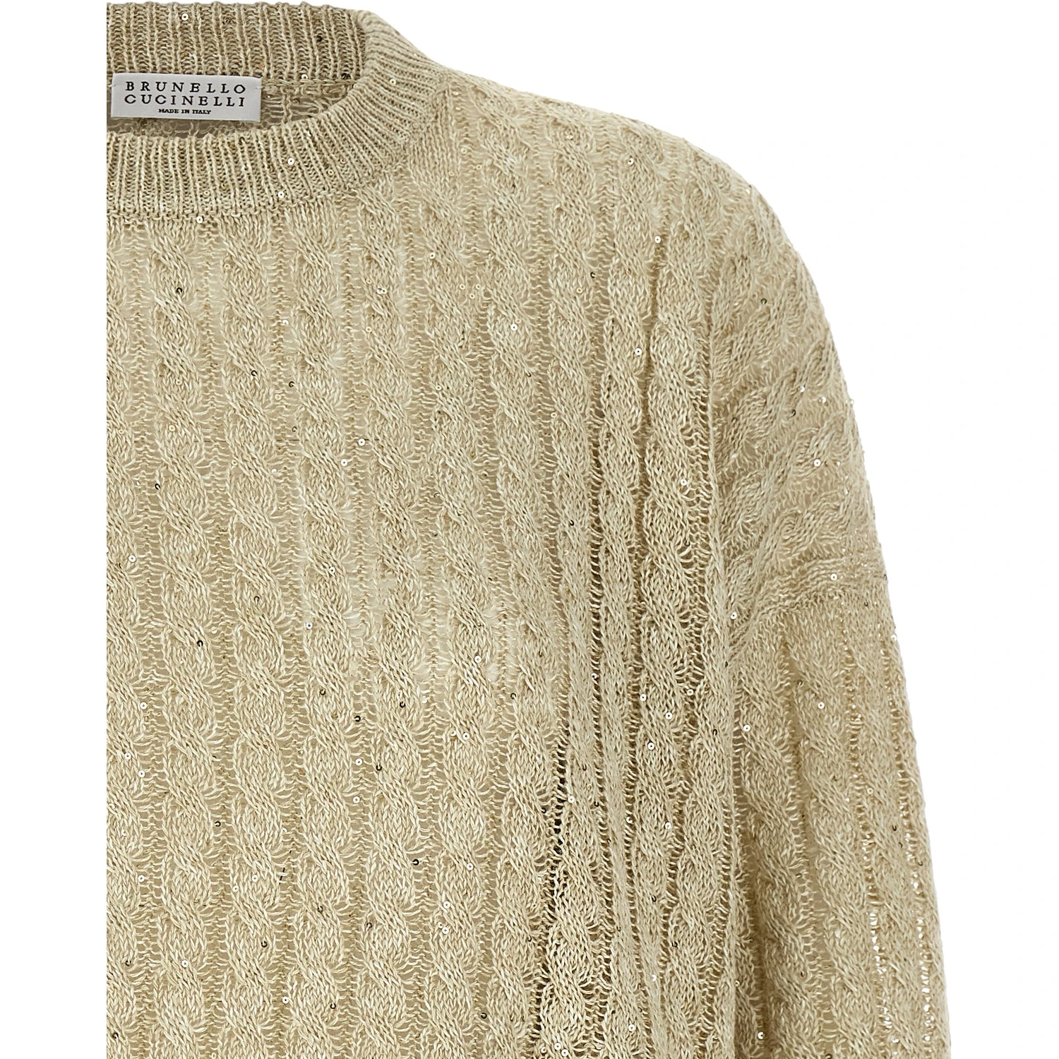 Beige Linen Cardigan