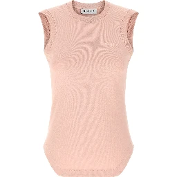 Multicolor Cotton Sleeveles T-Shirt