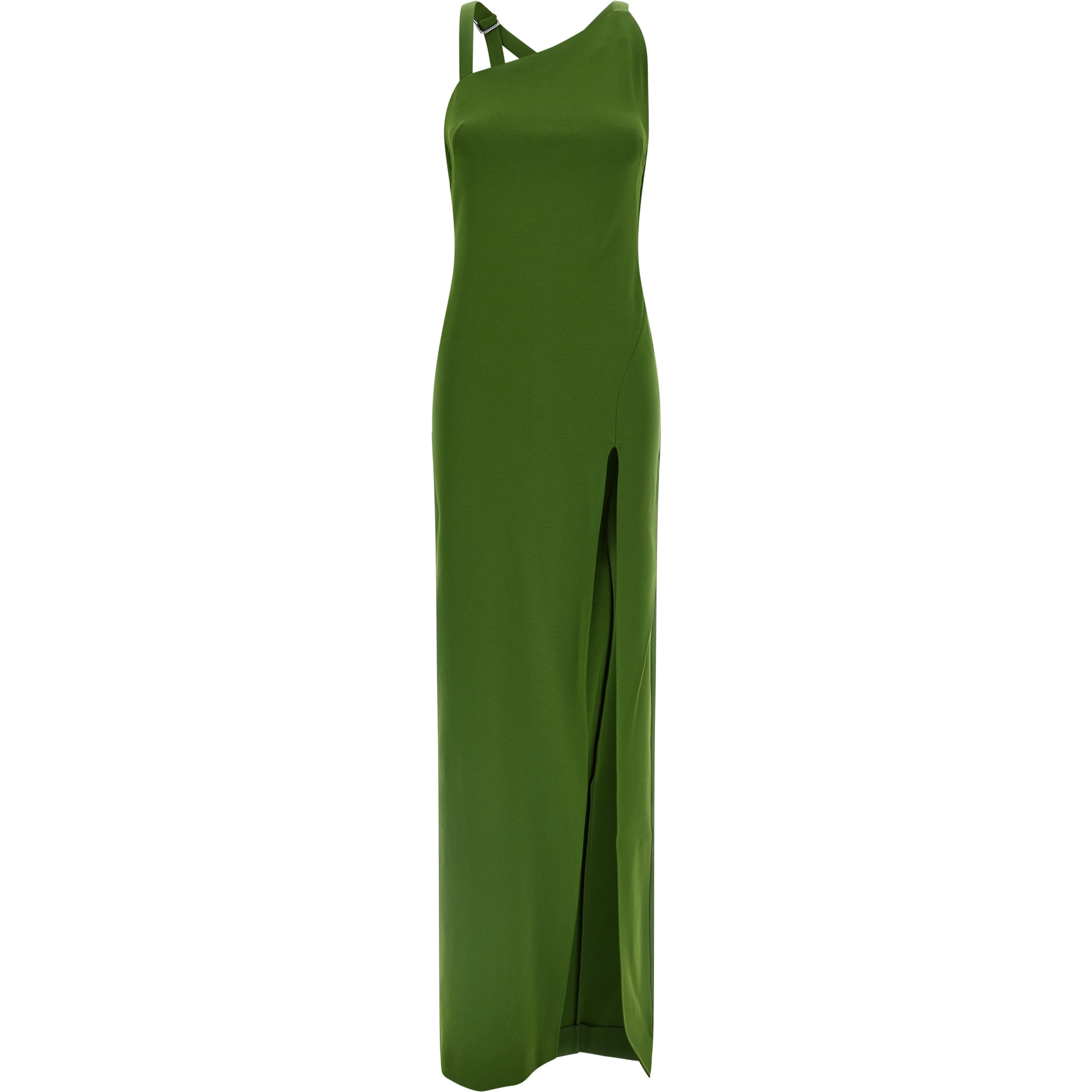 Bicolor Viscose Long Dress