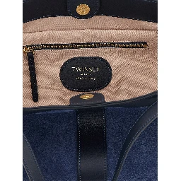 Blue Polyethylene Shoulder Bag