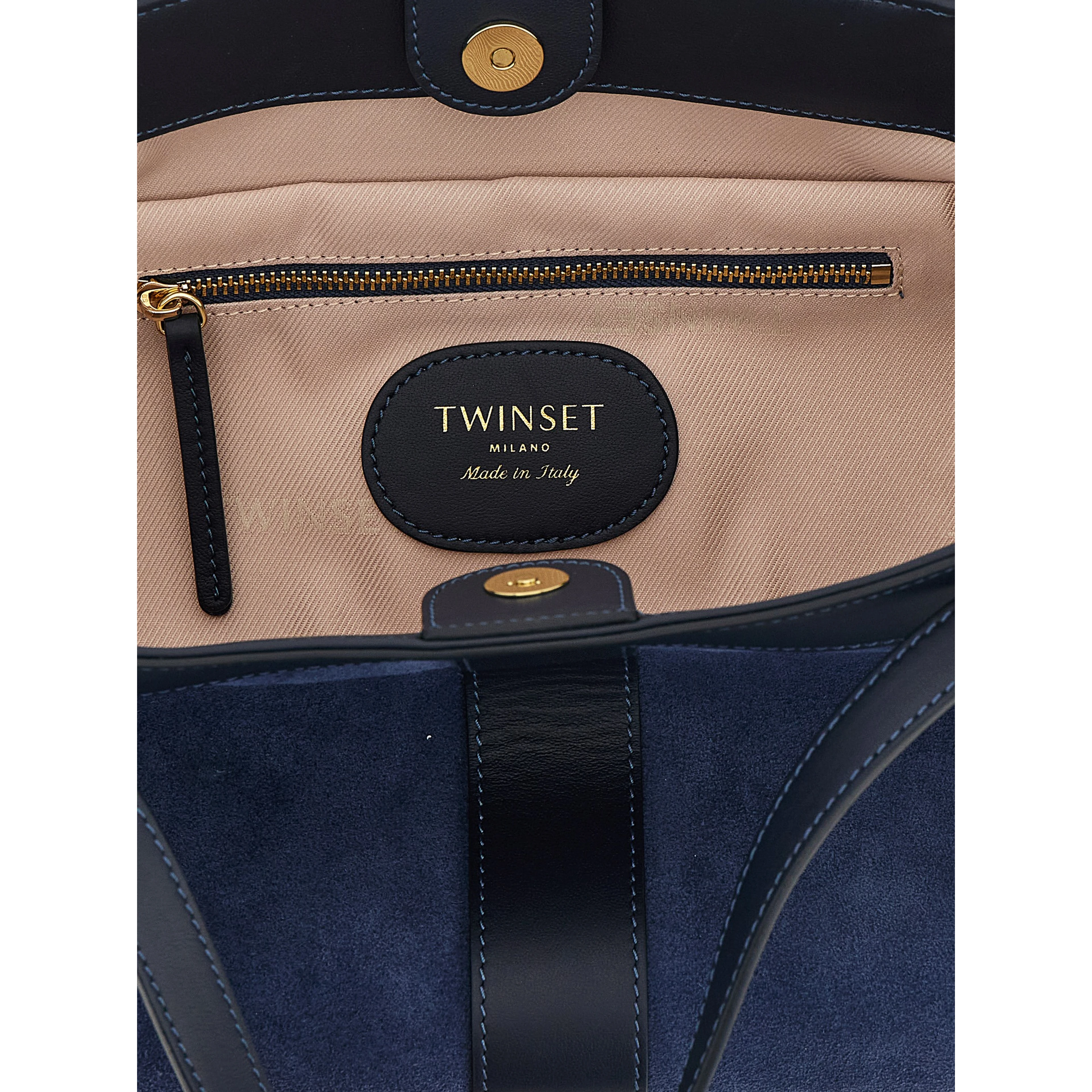 Blue Polyethylene Shoulder Bag