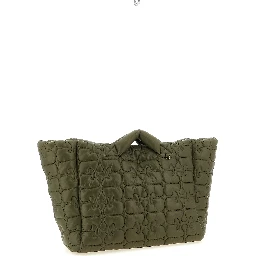 Bicolor Recycled Polyamide Tote Bag