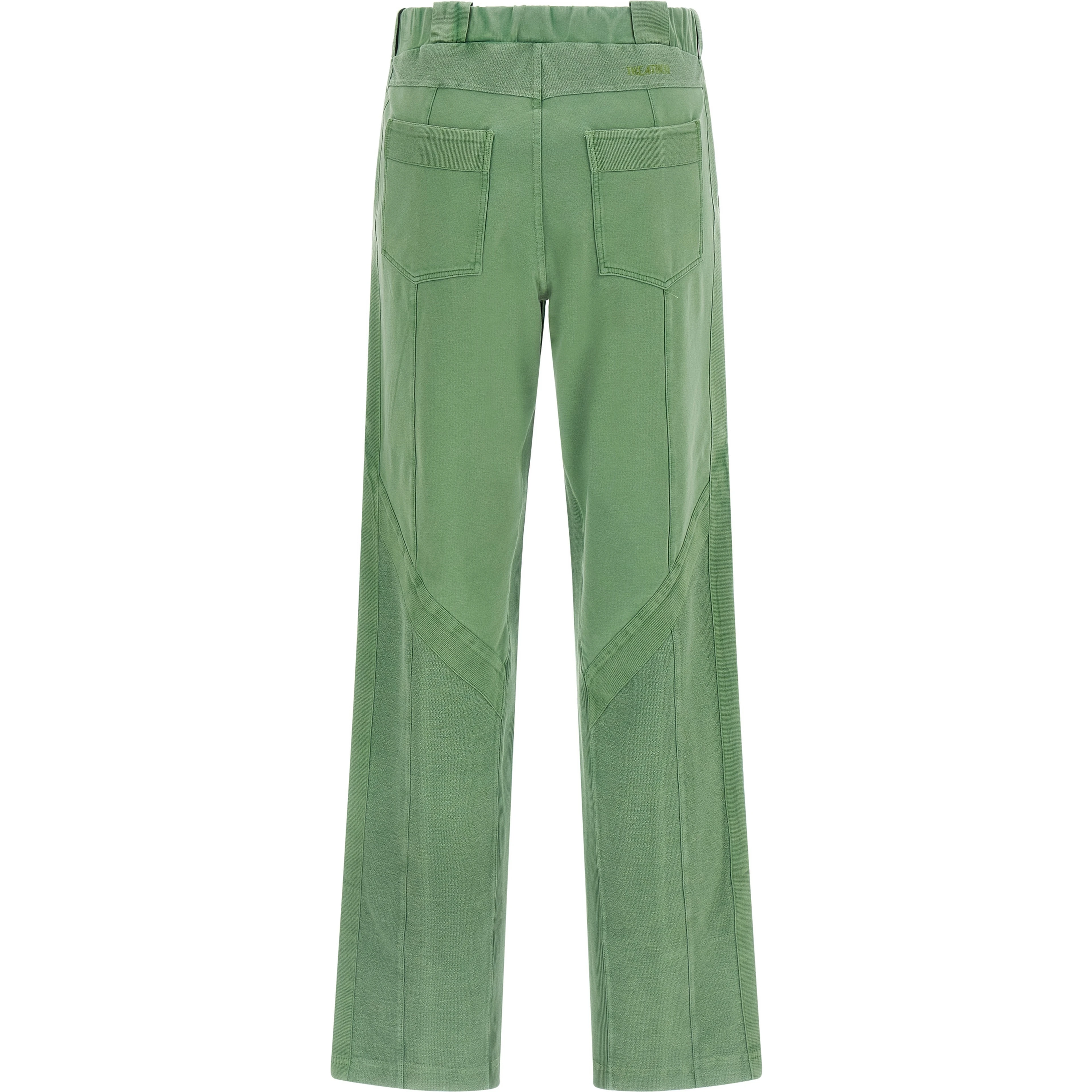 Bicolor Cotton Casual Pants
