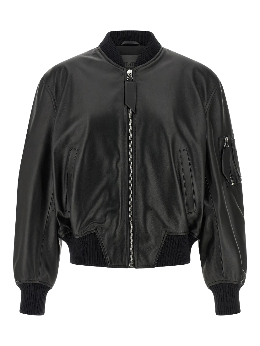 Black Lamb Leather Leather Jacket