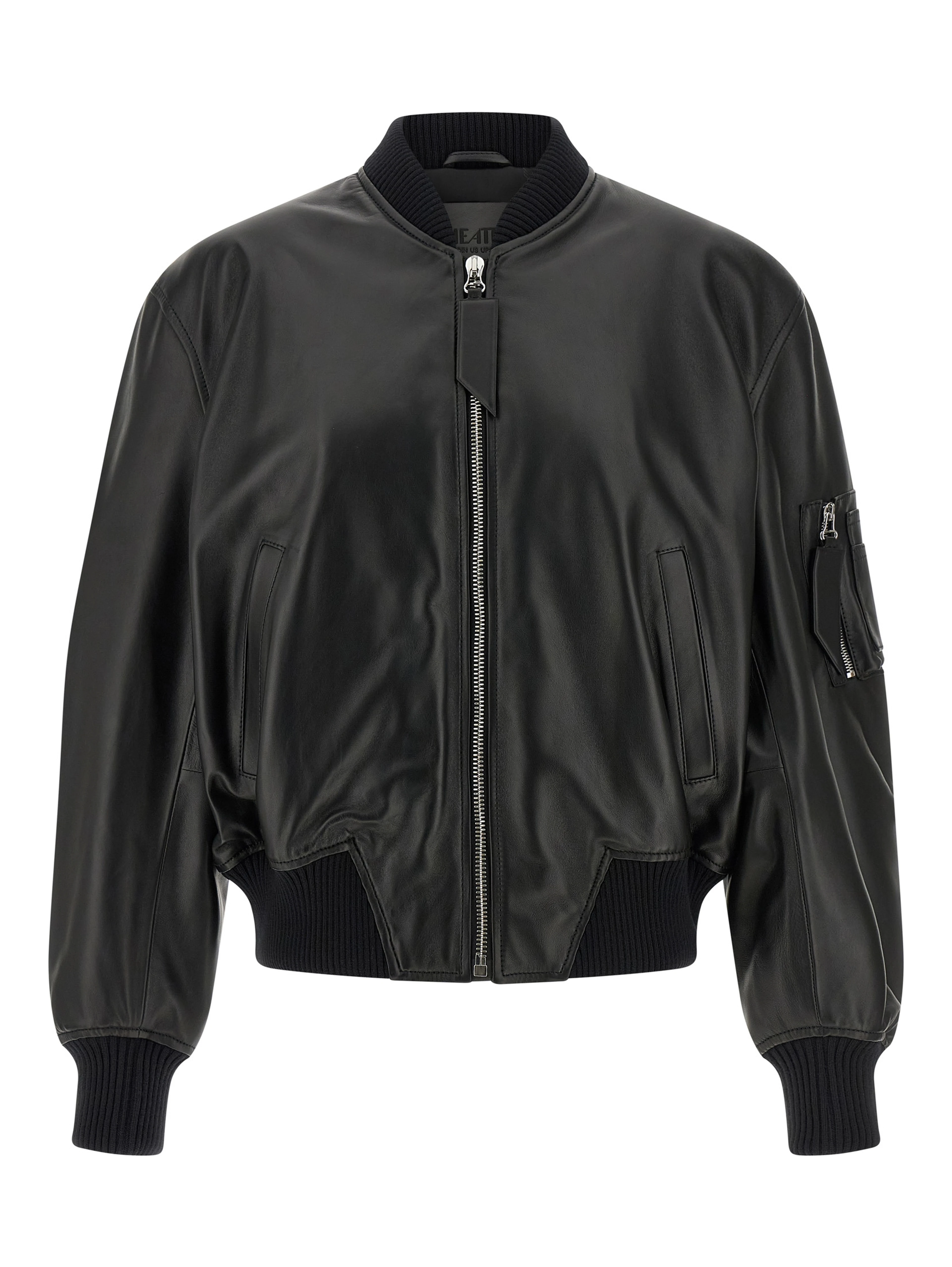 Black Lamb Leather Leather Jacket