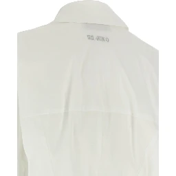 White Cotton Short Dress