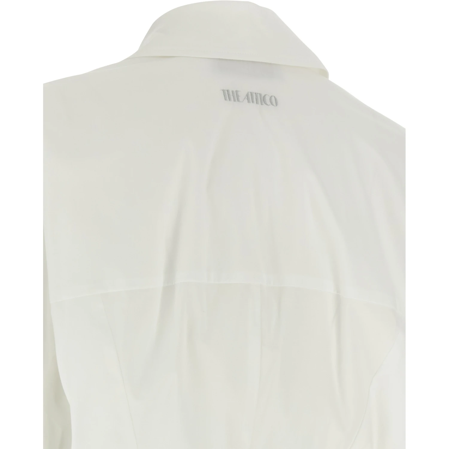 White Cotton Short Dress