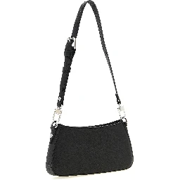Black Polyethylene Shoulder Bag