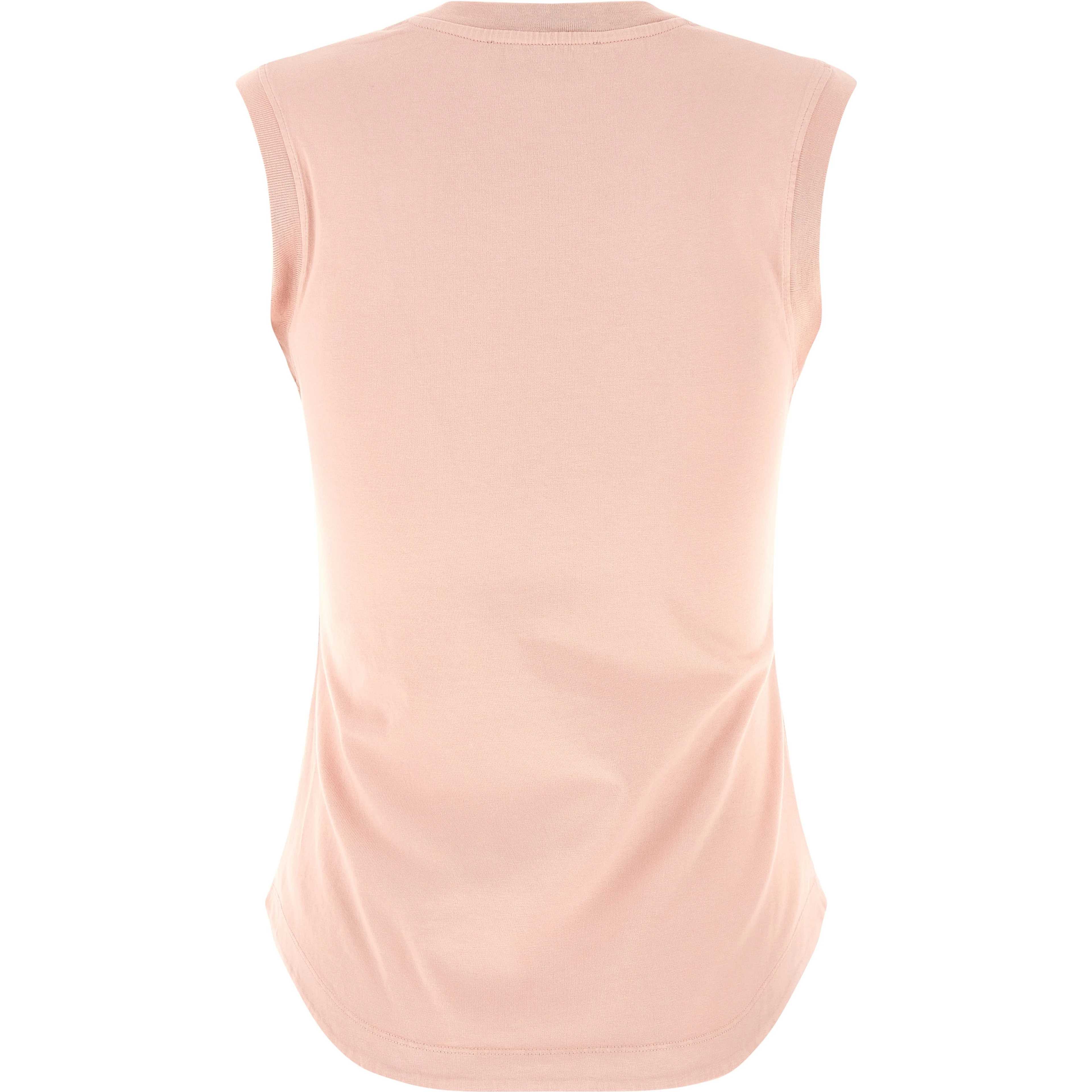 Multicolor Cotton Sleeveles T-Shirt