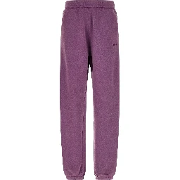 Purple Cotton Joggers (Workout Pants)