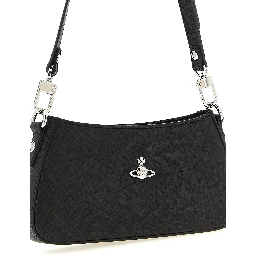 Black Polyethylene Shoulder Bag