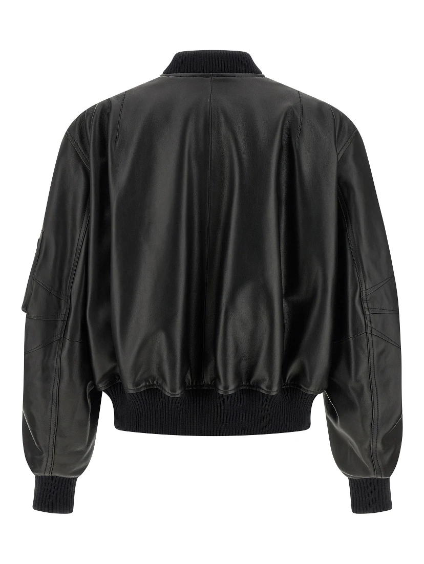 Black Lamb Leather Leather Jacket