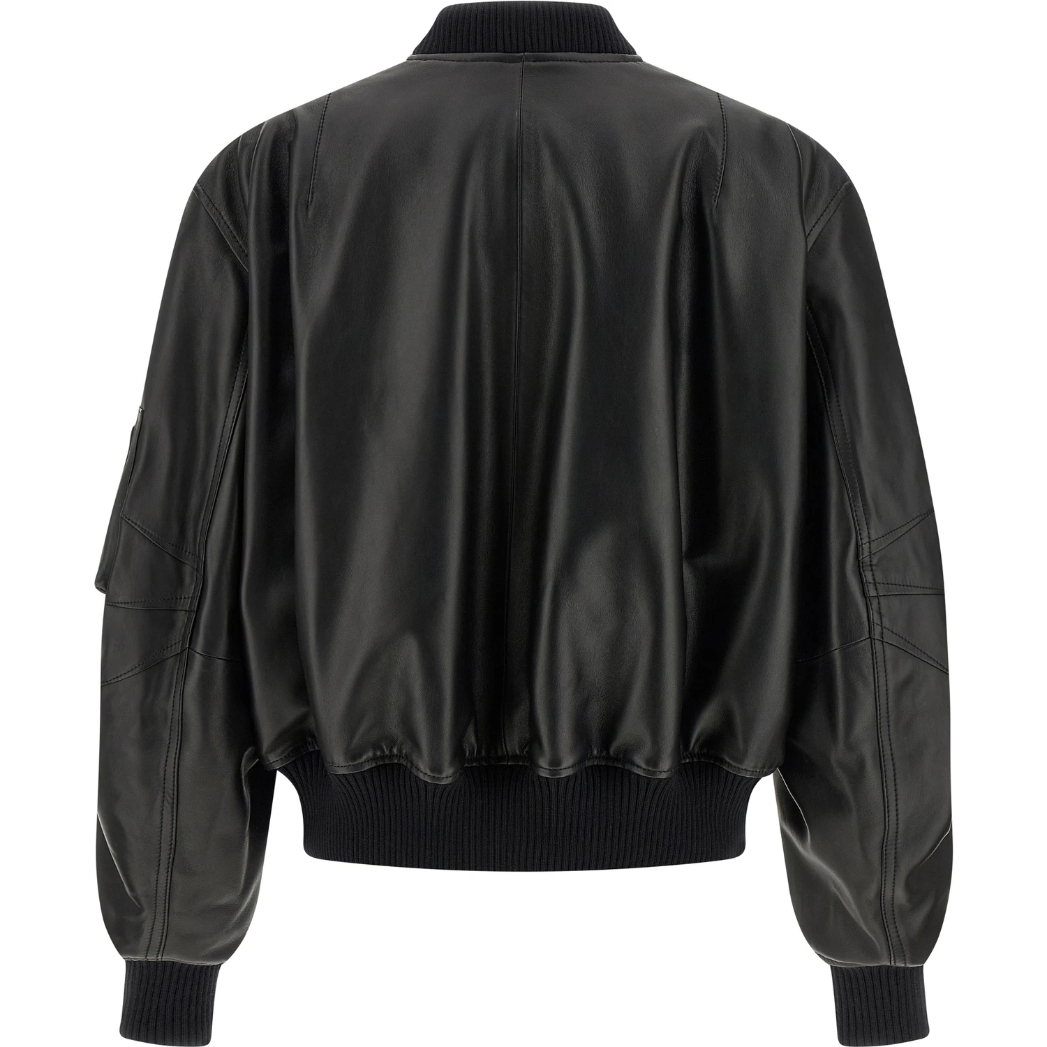 Black Lamb Leather Leather Jacket