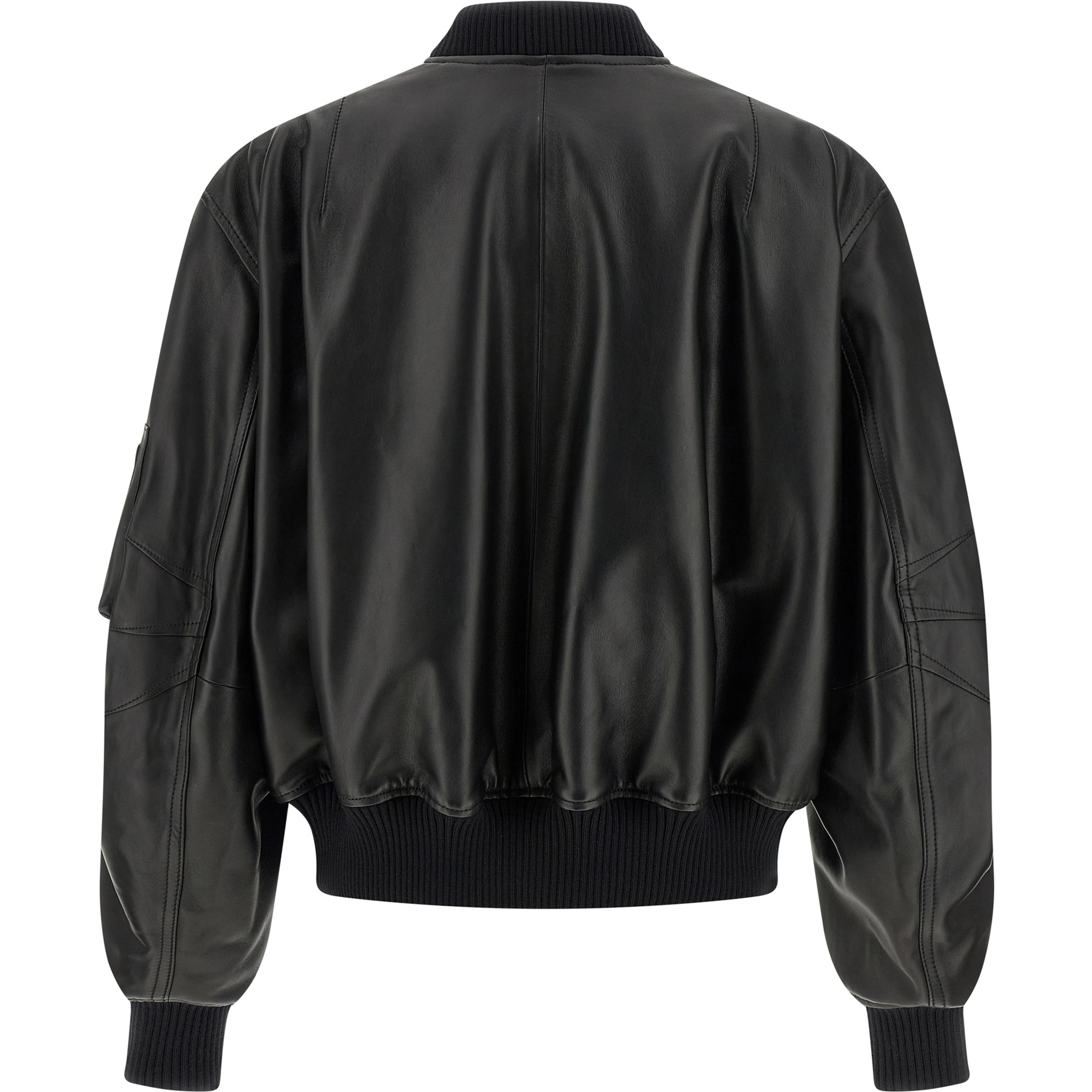Black Lamb Leather Leather Jacket
