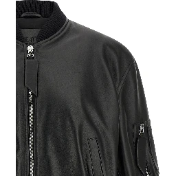 Black Lamb Leather Leather Jacket