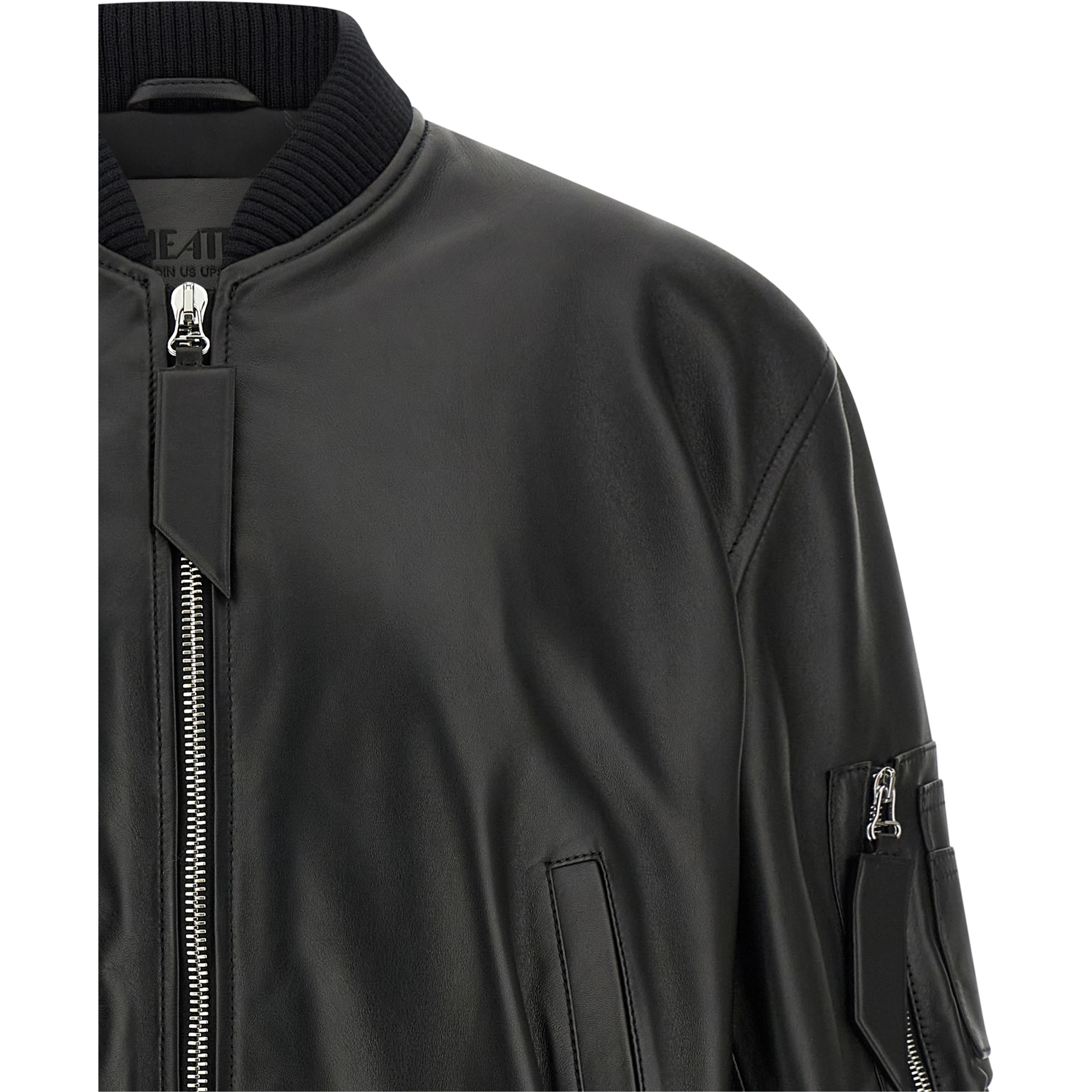 Black Lamb Leather Leather Jacket