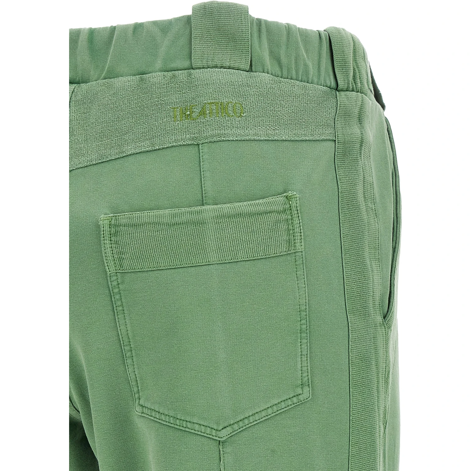 Bicolor Cotton Casual Pants