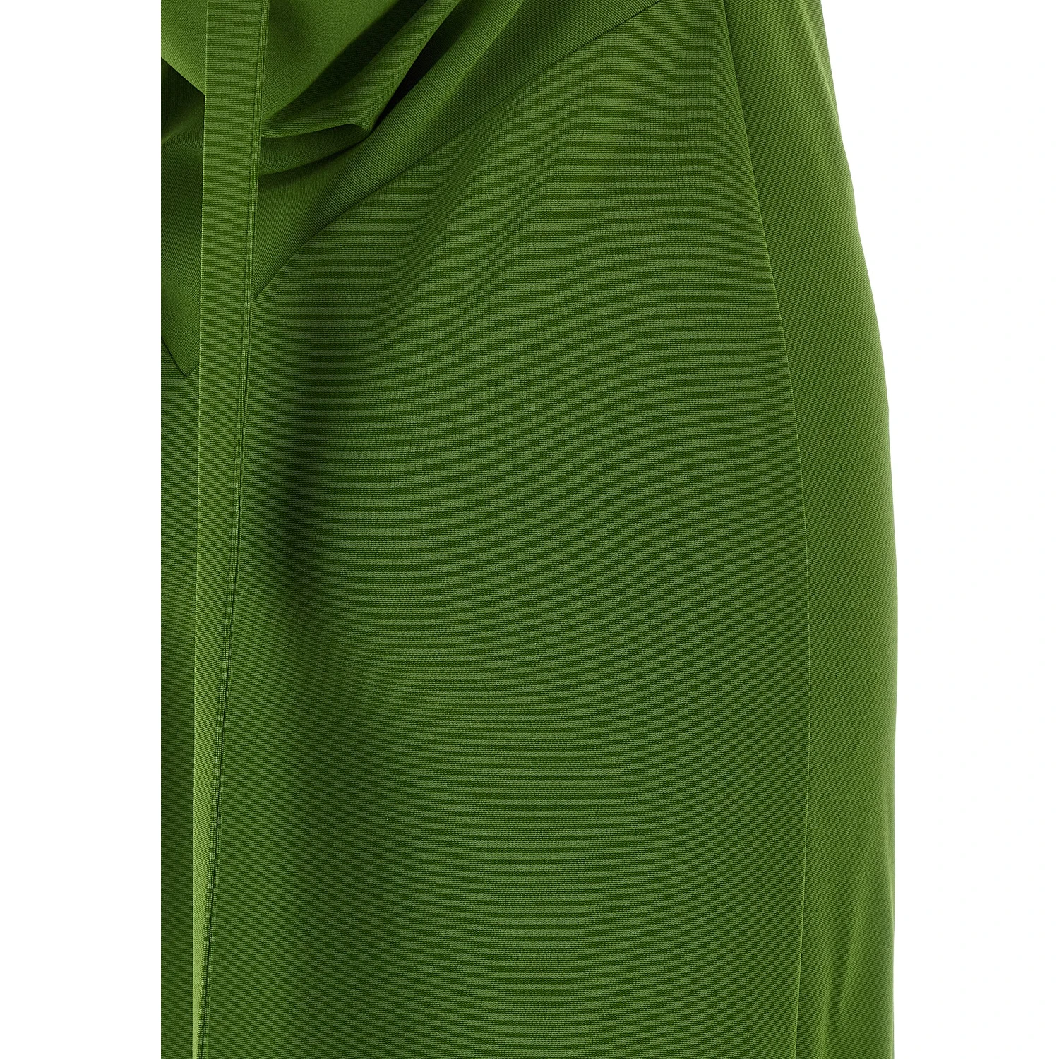 Bicolor Viscose Long Dress