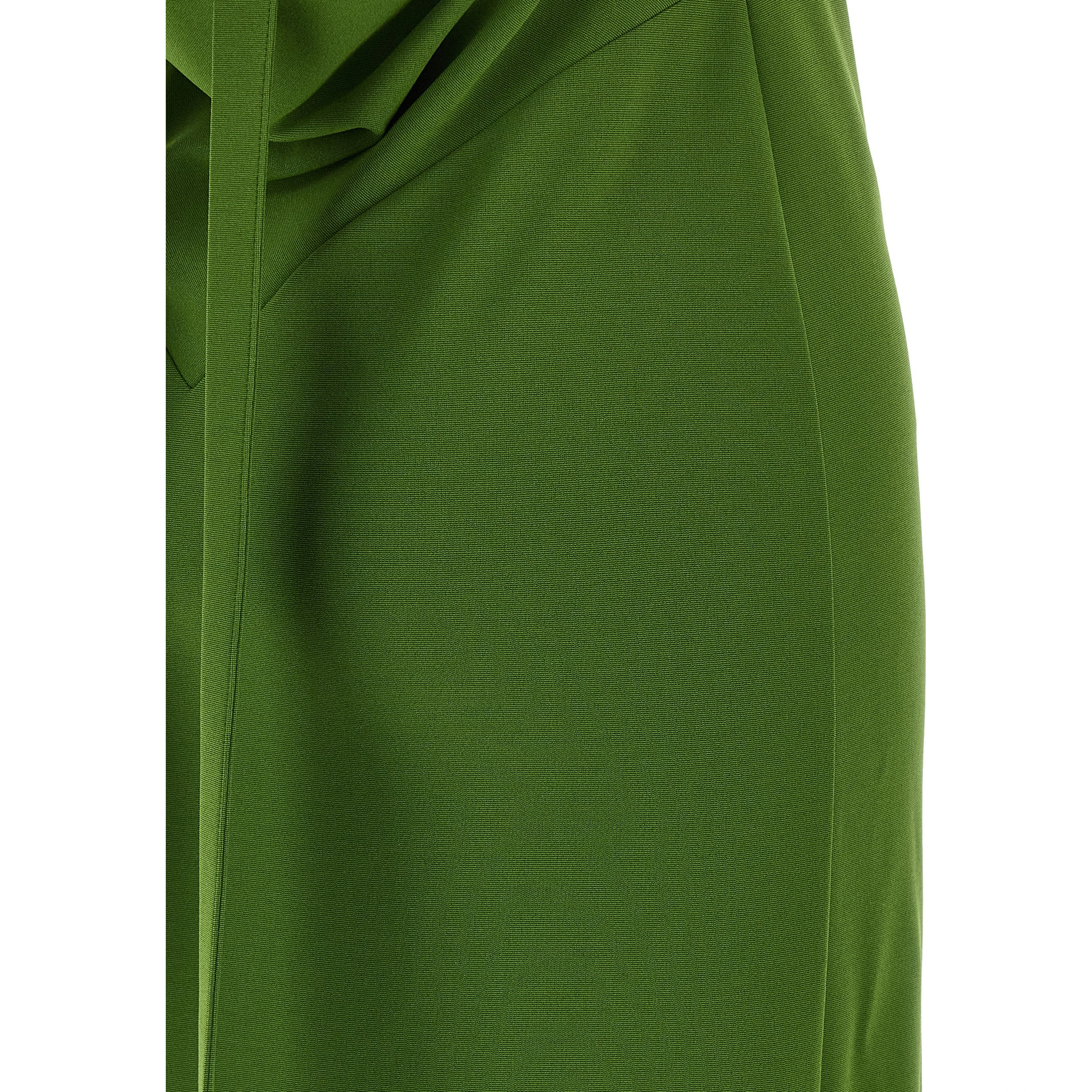 Bicolor Viscose Long Dress