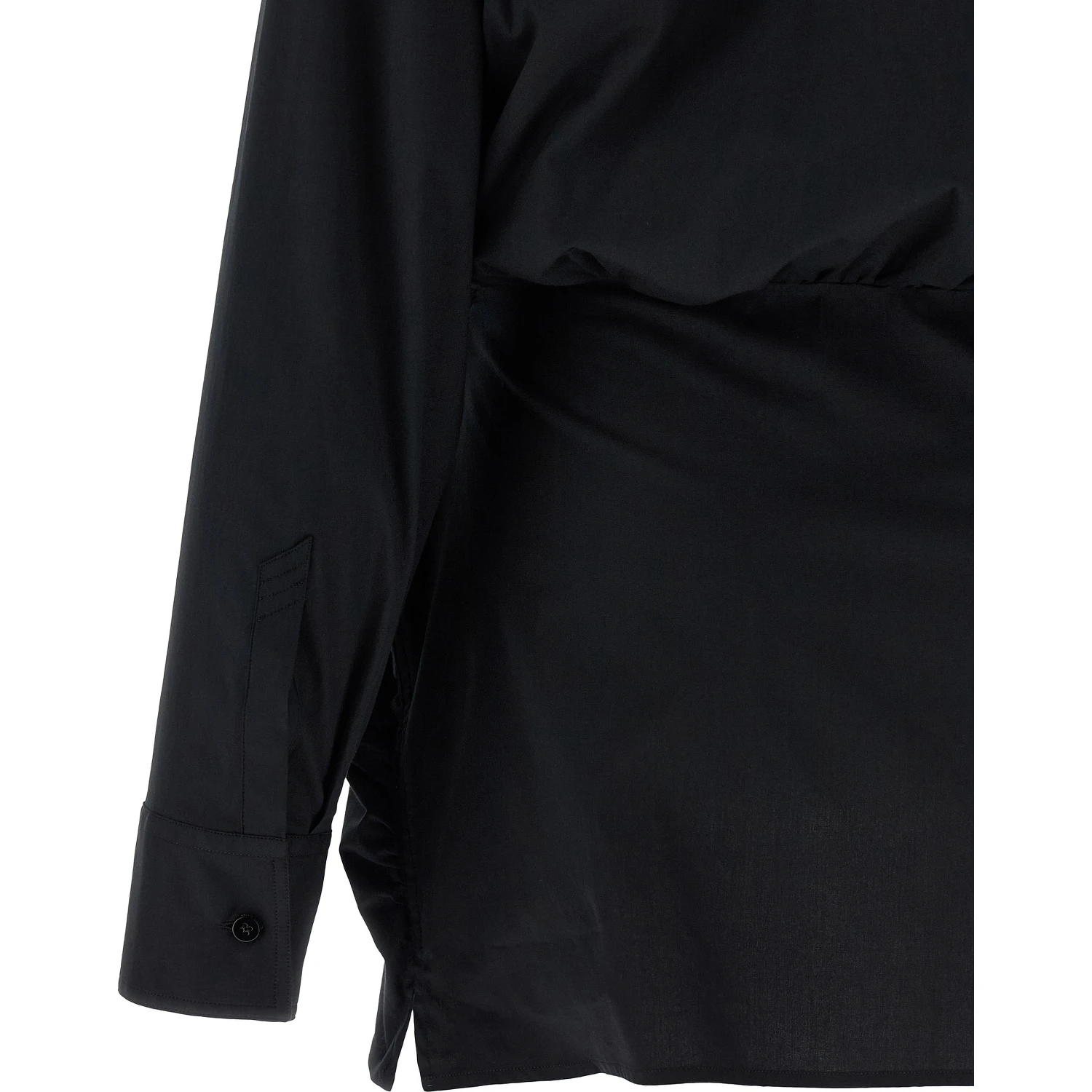 Bicolor Cotton Short Dress