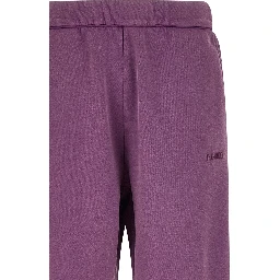 Purple Cotton Joggers (Workout Pants)