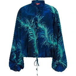 Blue Silk Blouse