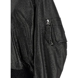 Black Lamb Leather Leather Jacket