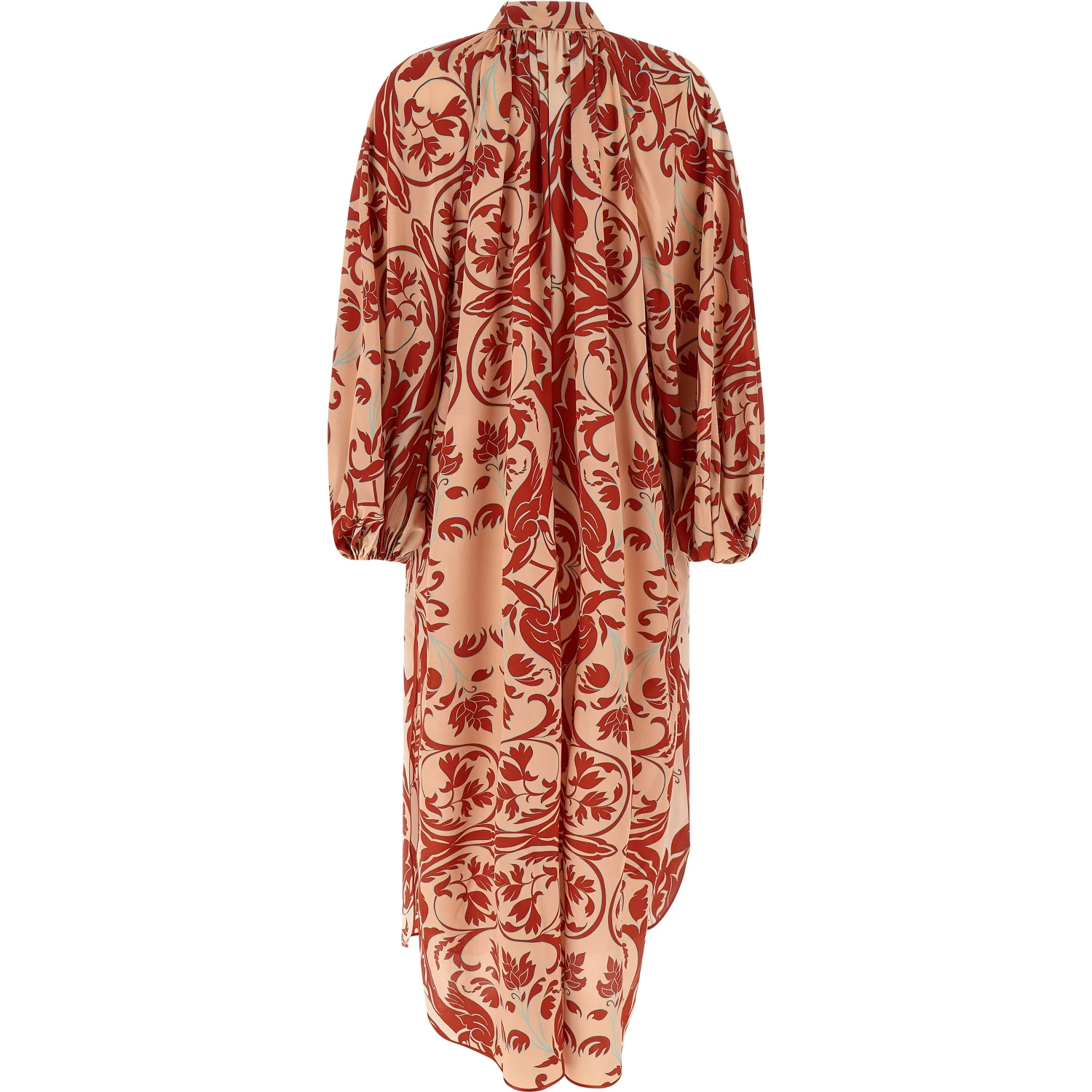 Multicolor Silk Long Dress