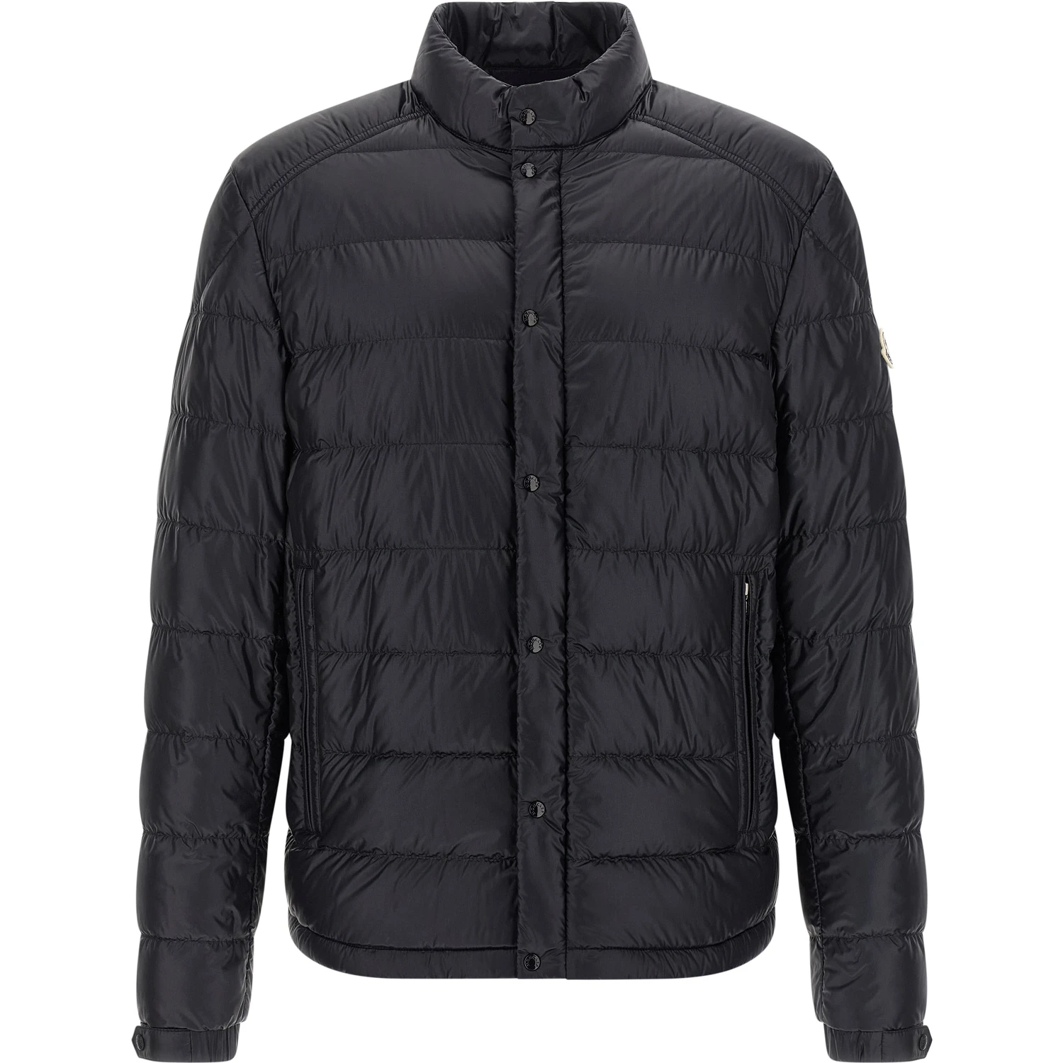 Blue Polyamide Full-Length Jacket