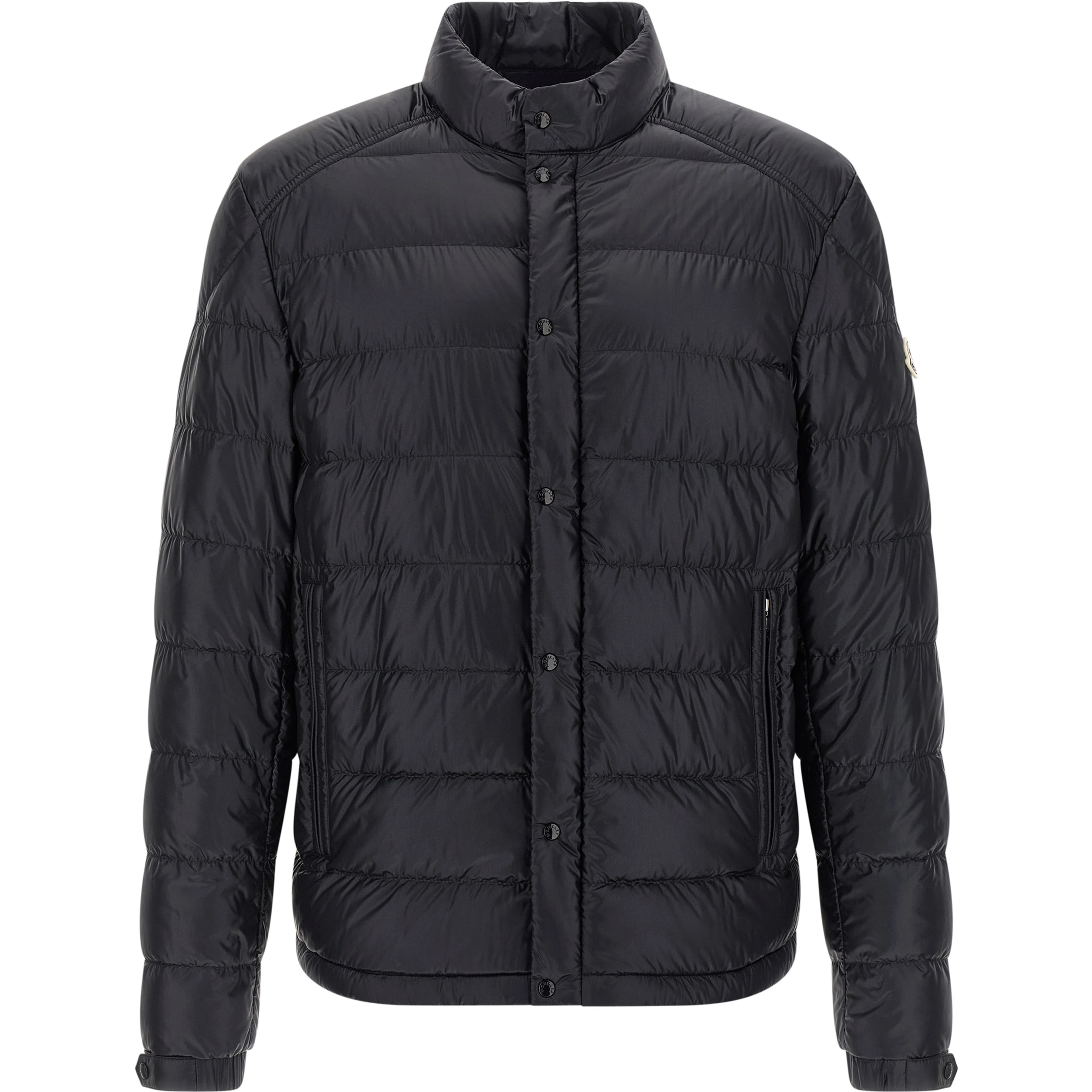Blue Polyamide Full-Length Jacket