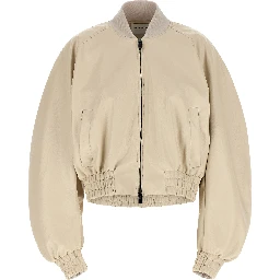 Beige Polyethylene Bomber