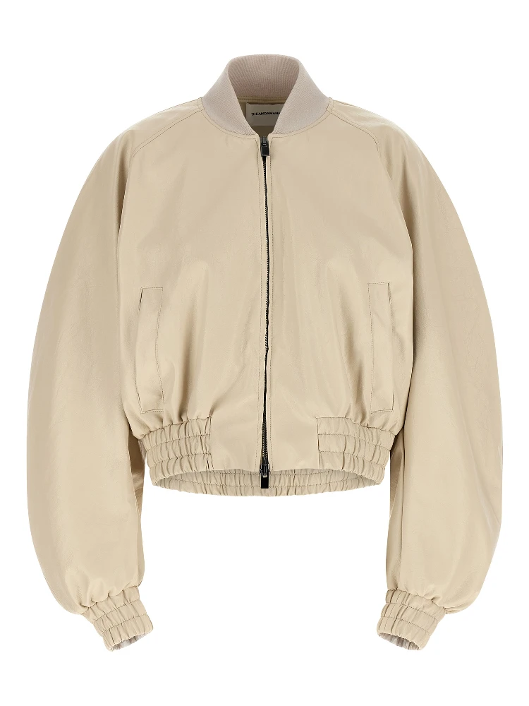 Beige Polyethylene Bomber