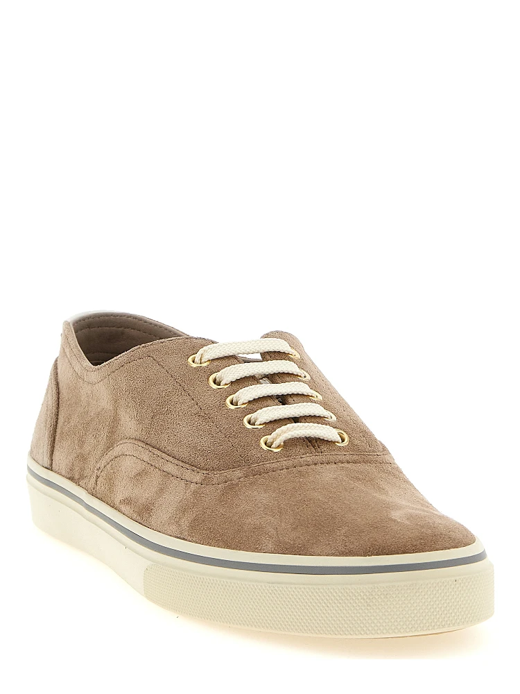 Beige Calfskin Low Top Sneakers alternative