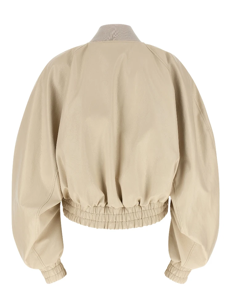 Beige Polyethylene Bomber alternative