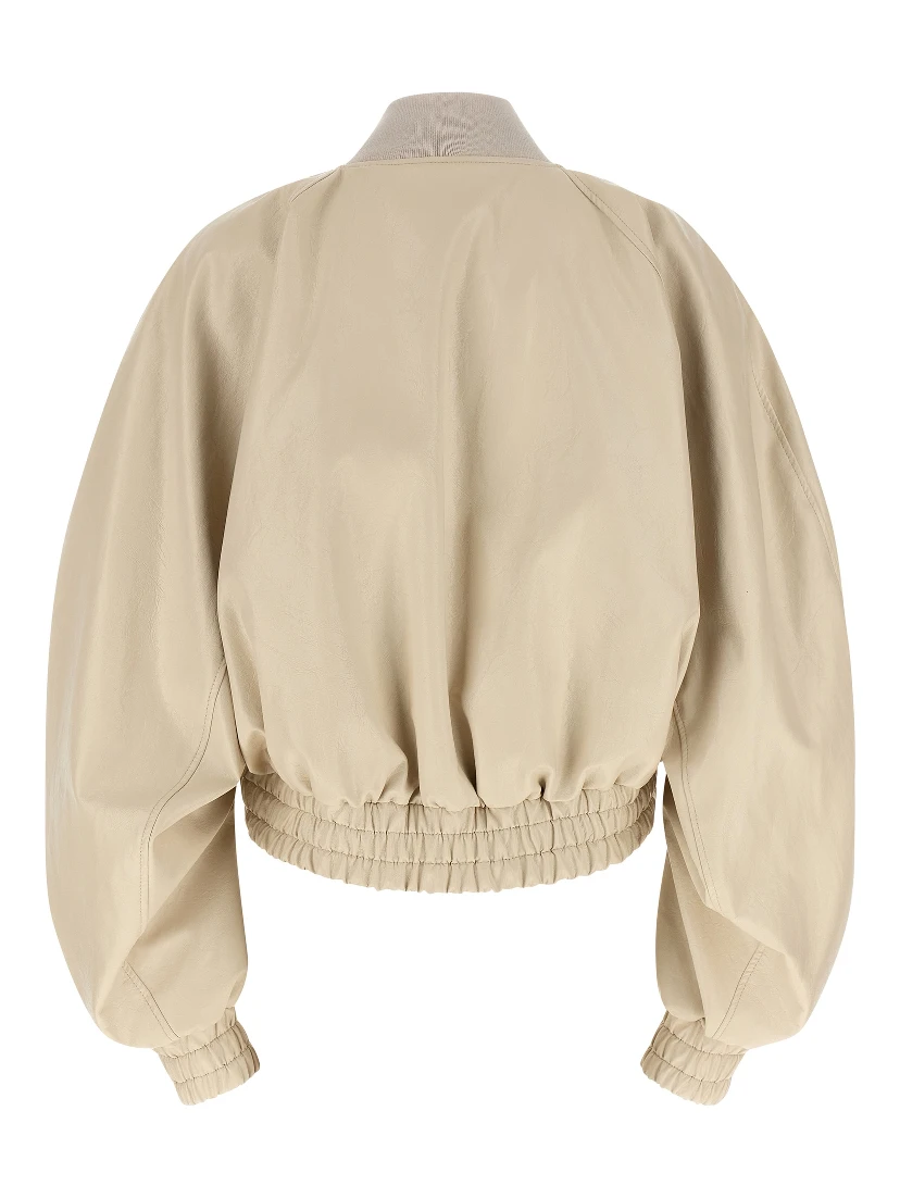 Beige Polyethylene Bomber