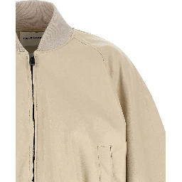 Beige Polyethylene Bomber